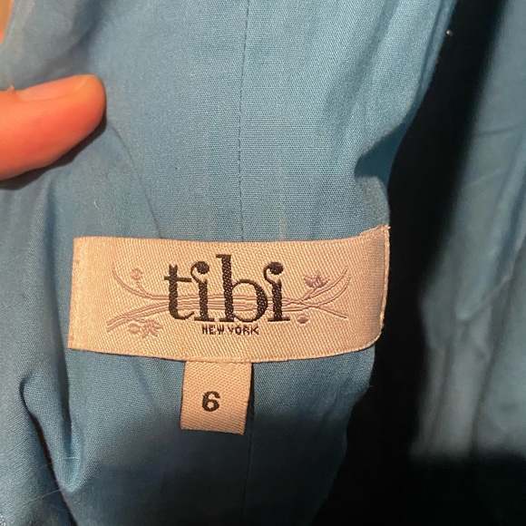 Tibi Floral Cap Sleeve Dress - Picture 7 of 8